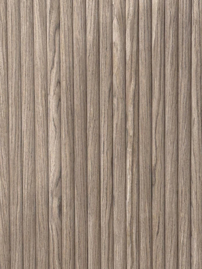 71€ Akoestische Wand Panelen Lattenwand Met Vilt Ronde Latten – Walnoot Eiken 270 Cm × 60 Cm