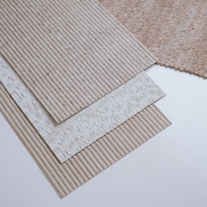 MUOZO - Canyon Ridge OFF-WHITE 280x60 Brandvertragend & Flexibele Wandpanelen