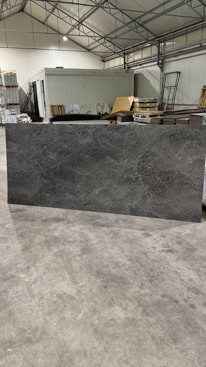 SPC Marble Look Wall Panel 122x280 Dark Matte Grey