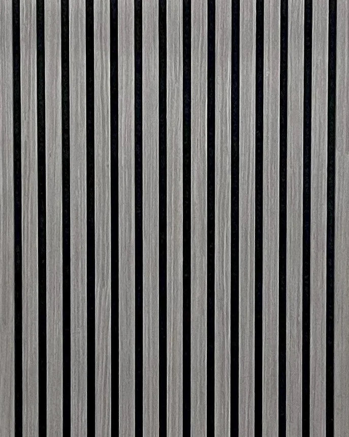 Akoestische wandpaneel | 60×270 cm | grey oak | 27 mm latten