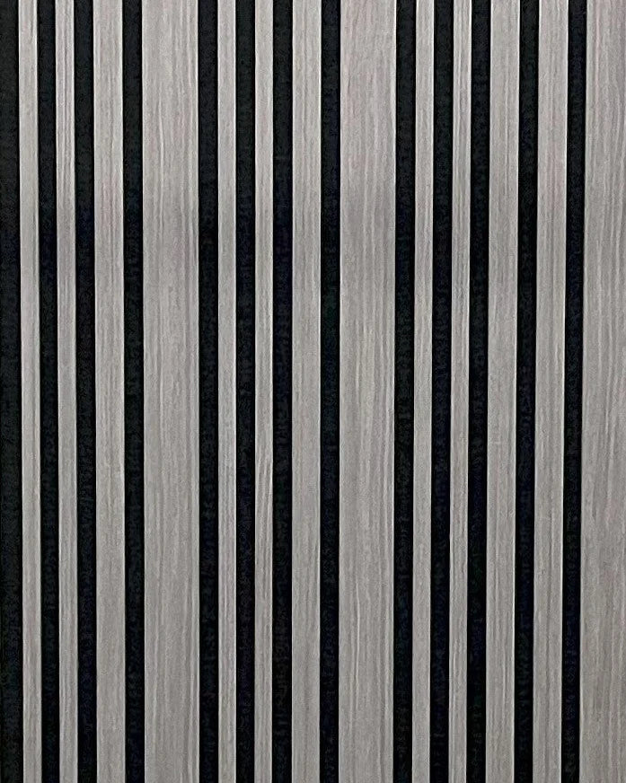 Akoestische wandpaneel | 60×270 cm | grey oak | gevarieerde latten