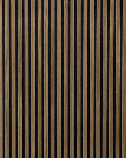 Akoestische wandpaneel | 60×270 cm | smoke oak | 17 mm latten