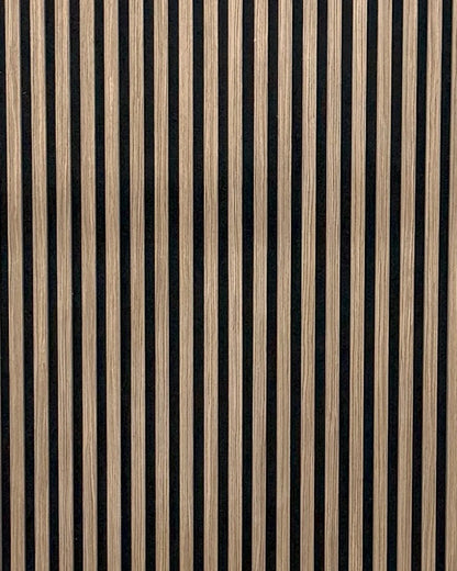 Akoestische wandpaneel | 60×270 cm | walnut | 27 mm latten