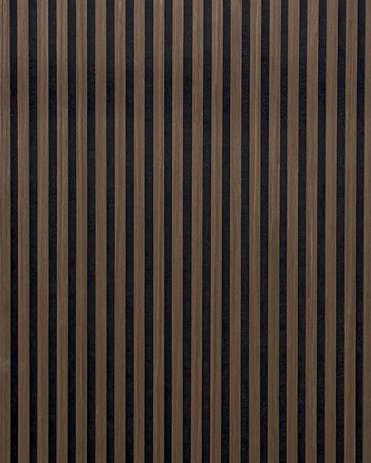 Akoestische wandpaneel | 60×270 cm | walnut jk | 17 mm latten