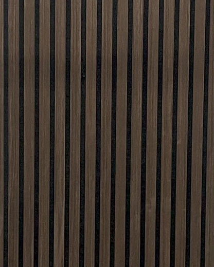 Akoestische wandpaneel | 60×270 cm | walnut jk | 27 mm latten