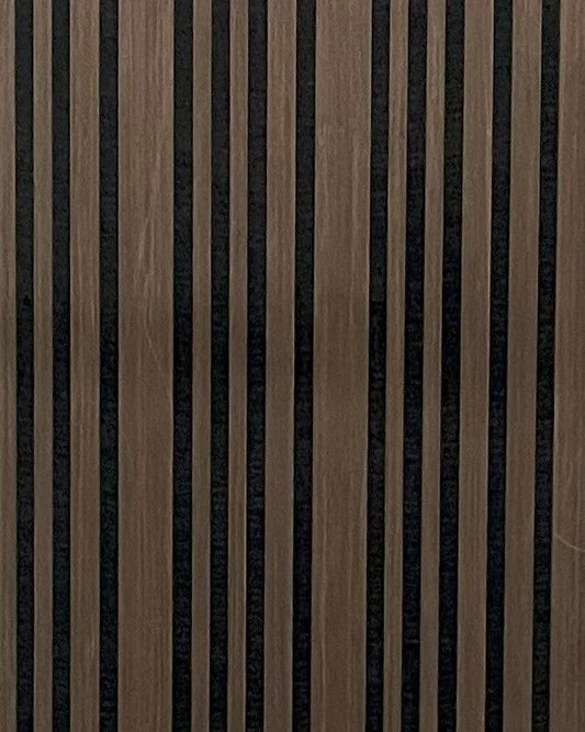 Akoestische wandpaneel | 60×270 cm | walnut jk | gevarieerde latten