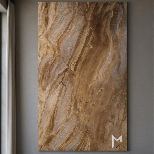 PVC Wall Panel | 122x280 cm | Arabescato Brown