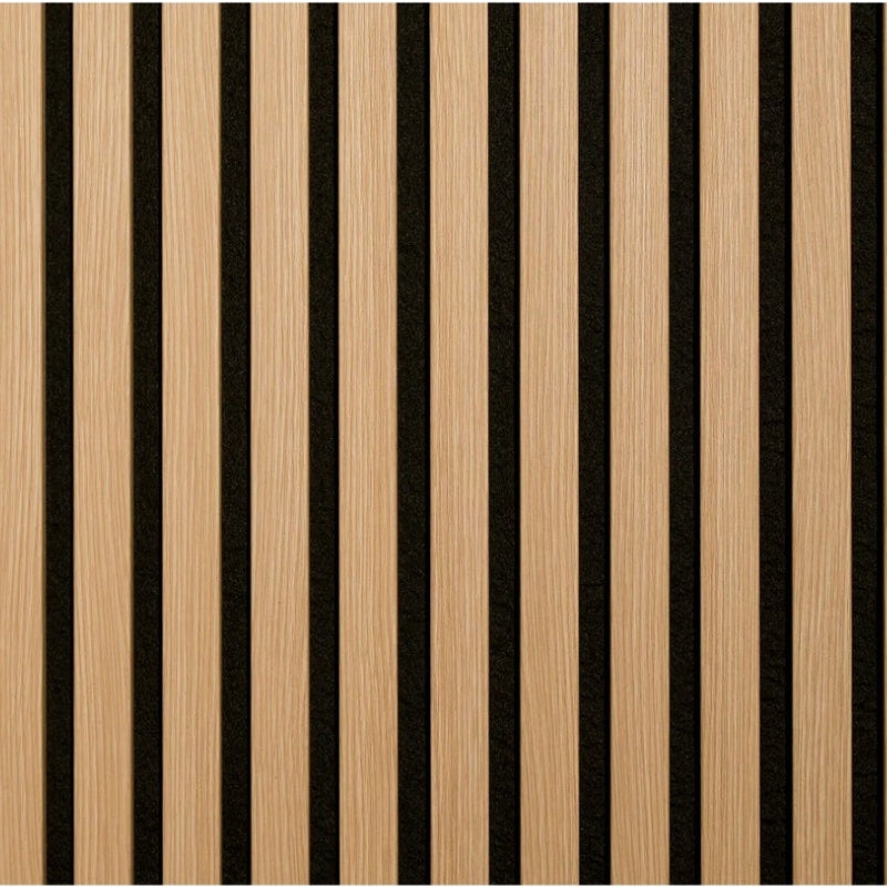 Akoestische Wandpaneel Eiken (Latten wanden) | 60×270×18cm | TEAK 27 mm latten