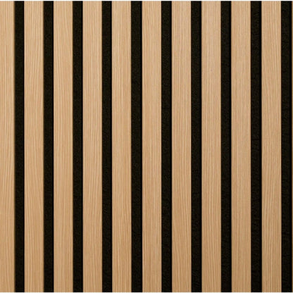 Akoestische Wandpaneel Eiken (Latten wanden) | 60×270×18cm | TEAK 27 mm latten
