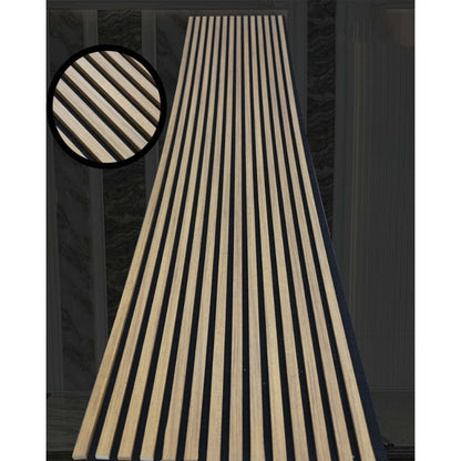 Akoestische Wandpaneel Eiken (Latten wanden) | 60×270×18cm | TEAK 27 mm latten