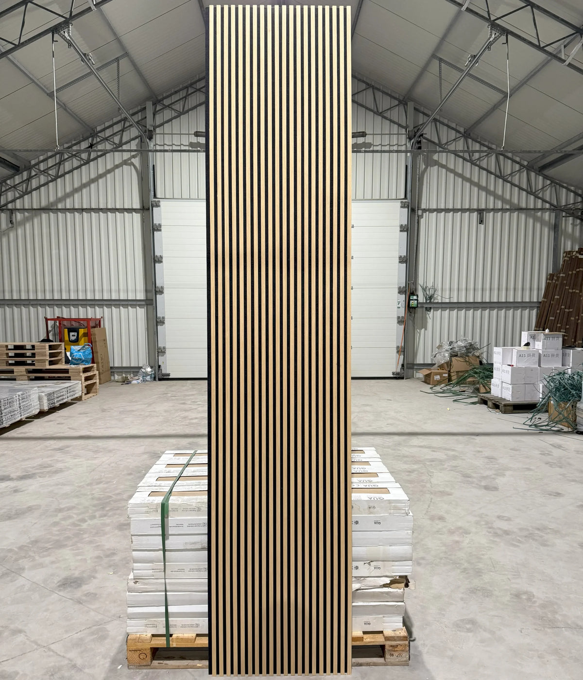 Akoestische Wandpanelen White Oak – 60×270 cm