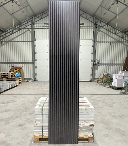 Akoestische wandpaneel | 60×270 cm | w.oak | 27 mm latten