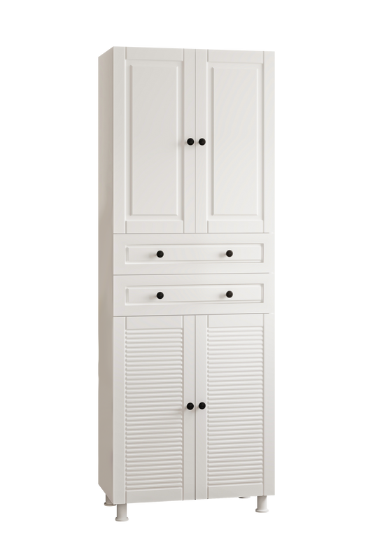 IZEL MULTIFUNCTIONELE COUNTRY KAST MET 4 DEUREN EN 2 LADEN