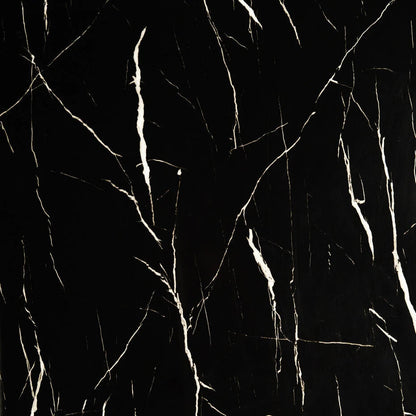 PVC wandpaneel | 120×280 cm | Black Marble Hoogglans