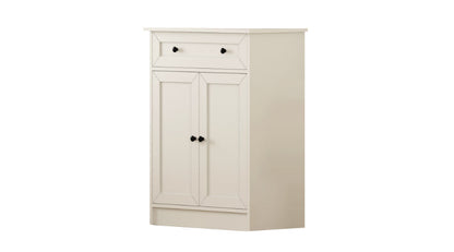 Rumy S1 Country Ladekast – 100 cm Hoog – Wit – MDF Profiel – 100x70x40 cm