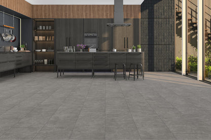 Grey Concrete | Laminate 10 mm | Floorpan Stonex|Tile Laminate|30 year warranty|1 pack covers 2.42m2|scratch resistant|water resistant