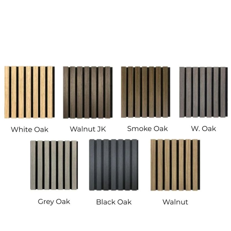 Akoestische Wandpanelen White Oak – 60×270 cm