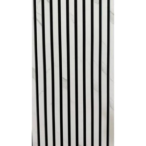 White Marmer 270x60 cm Akoestische Wand Panelen Lattenwand Met Vilt