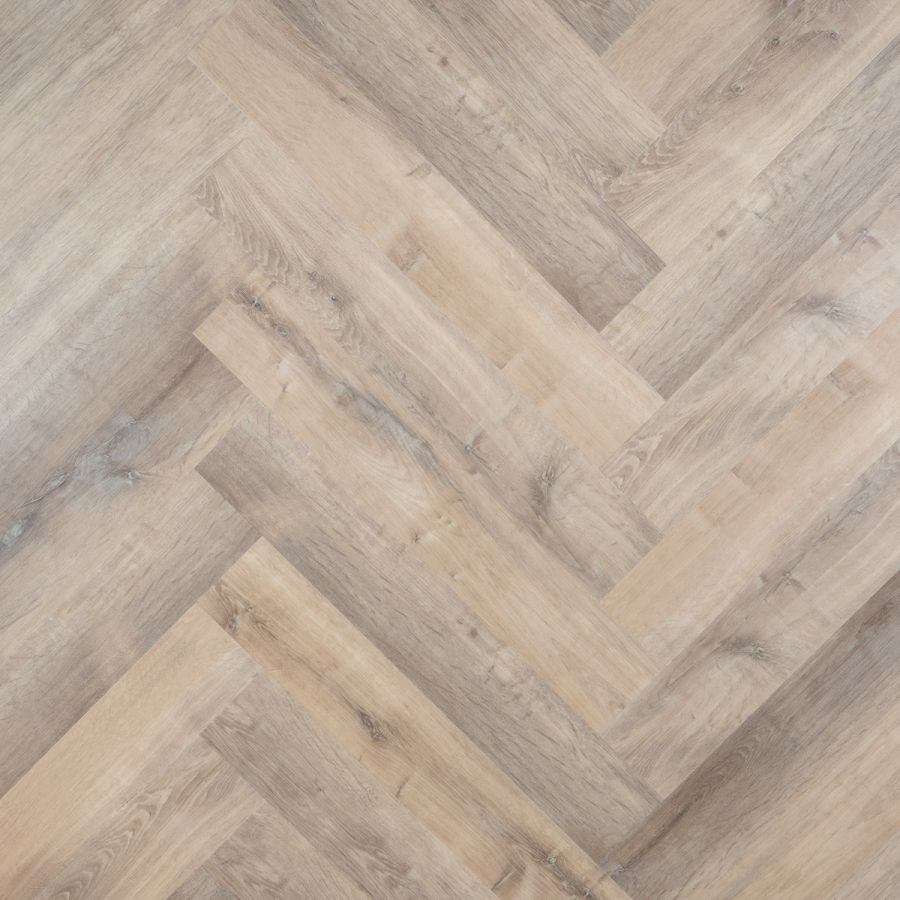 OTIUM Mist Herringbone/Visgraat PVC plak (dryback)