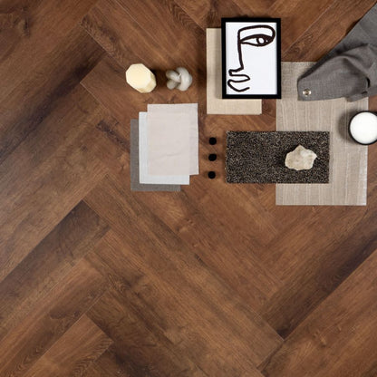 OTIUM Dawn Herringbone/Visgraat PVC klik (SPC rigid)