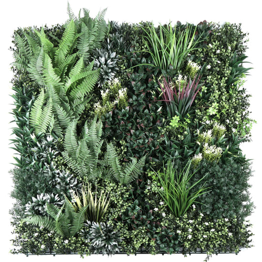 Moss wall panel / Artificial hedge | 100x100 cm | DAINTREE