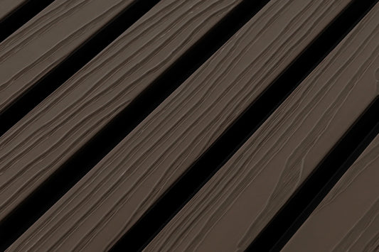 €28 Per Stuk - ROSEWOOD - Zwarte strepen - Gevelbekleding – Composiet | 290 x 22 cm | Gevel | Tuin |