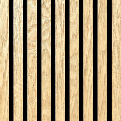 Akoestische Wandpanelen LICHT Eiken Lattenwand Met Vilt 260x60