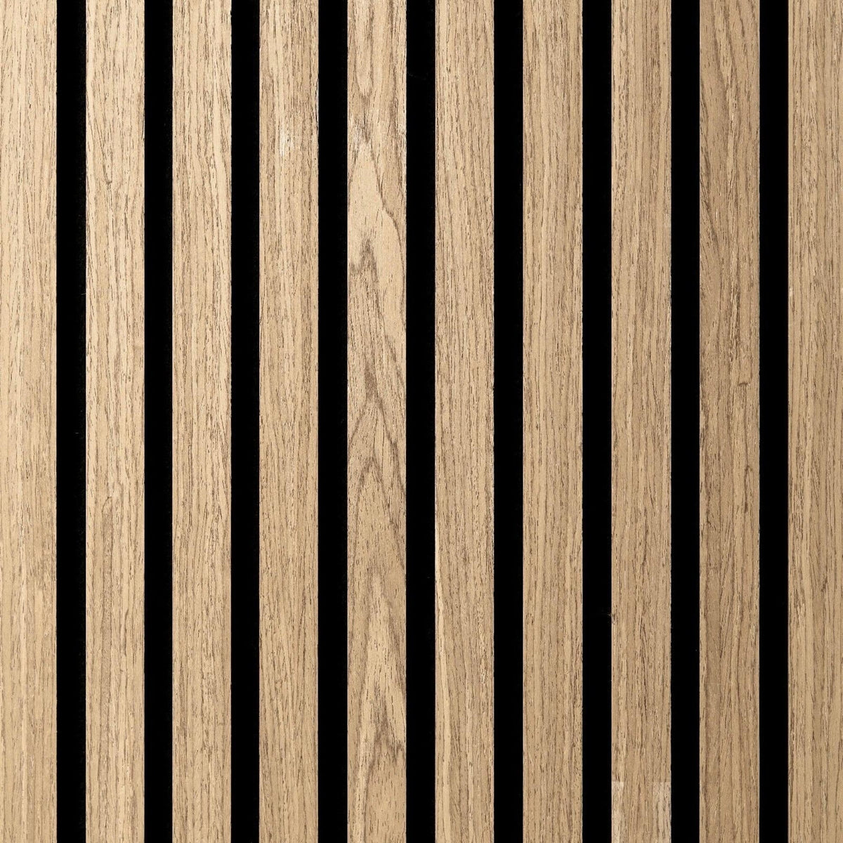Akoestische Wandpanelen WALNOOT Eiken Lattenwand Met Vilt 260x60