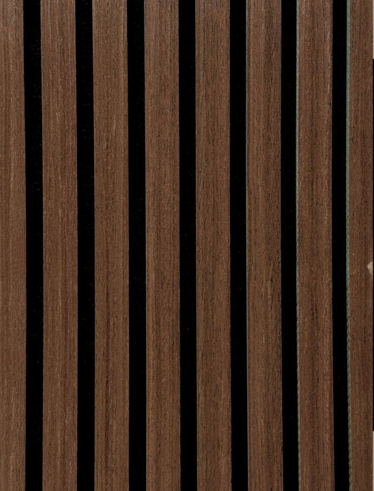 Akoestische Wandpanelen WENGE Lattenwand Met Vilt 260x60