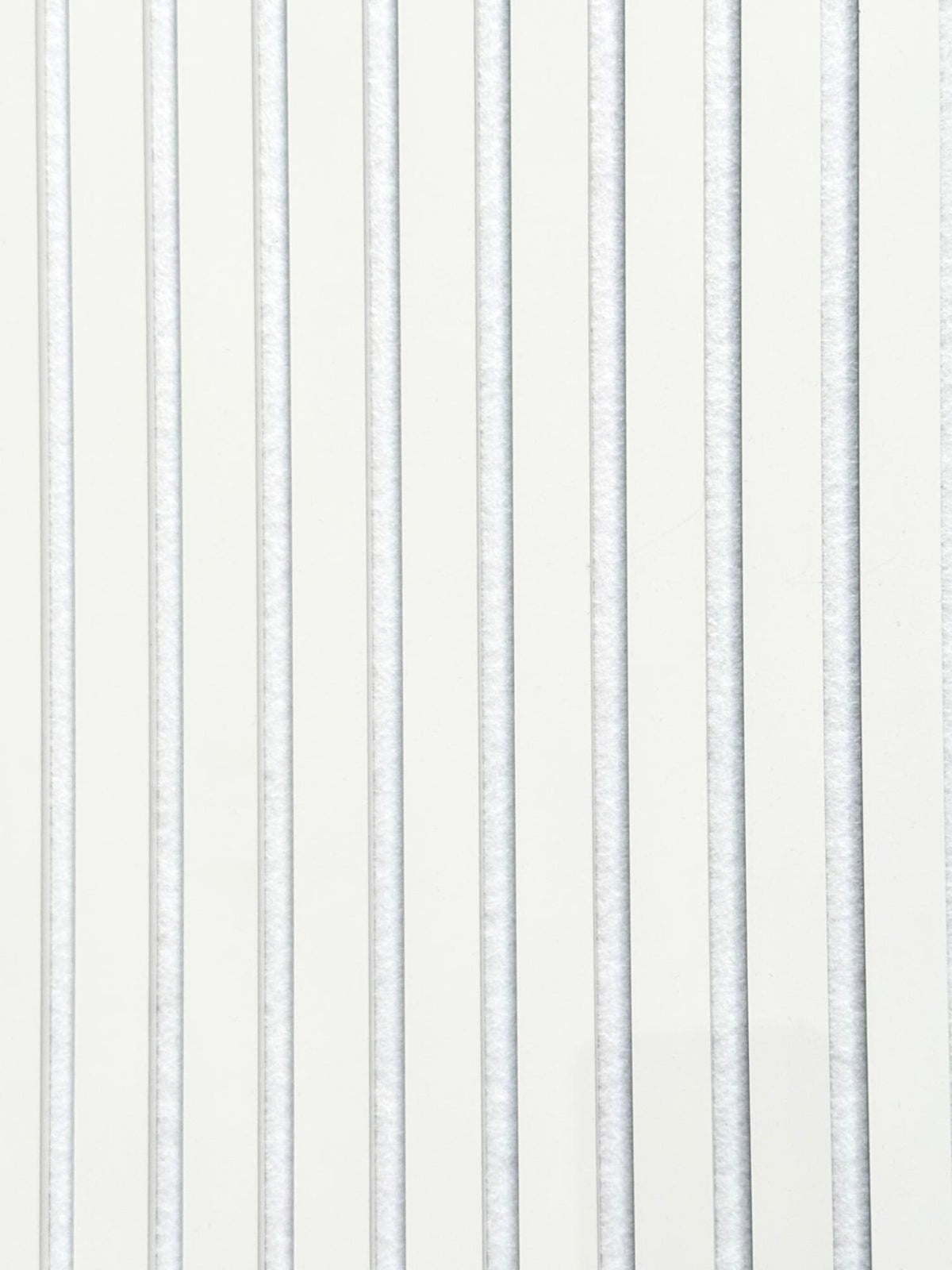 Acoustic Wall Panels White Slat Wall with Felt 260x60