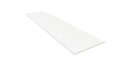 Akoestische Wand Panelen Lattenwand Met Witte Vilt 260×60 Cm