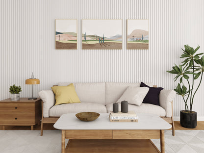 Acoustic Wall Panels White Slat Wall with Felt 260x60