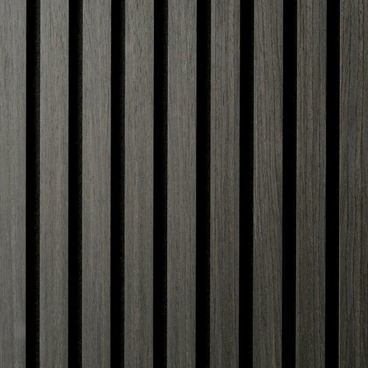 ZWART Eiken akoestische wand panel lattenwand met Vilt - 260x60 cm