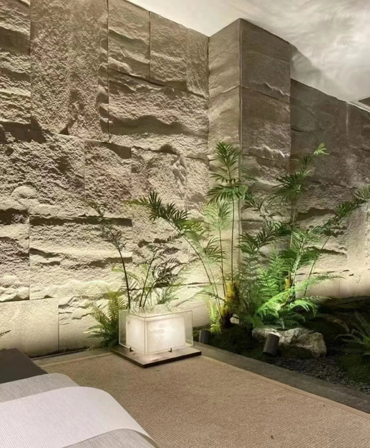 3D Rock Wall Panel | 60x120 cm | Taupe
