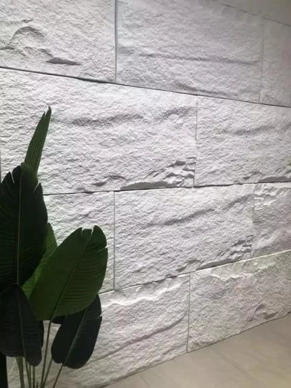 3D Rots wandpaneel | 60x120 cm | Wit