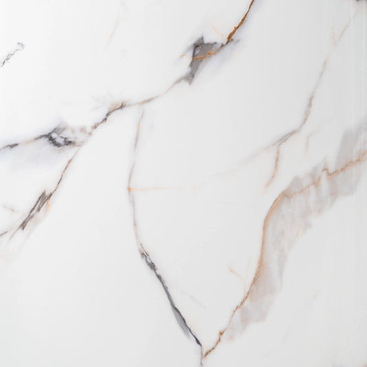 PVC Wandpaneel Calacatta Gold Hoogglans - 120x280x0,3 cm
