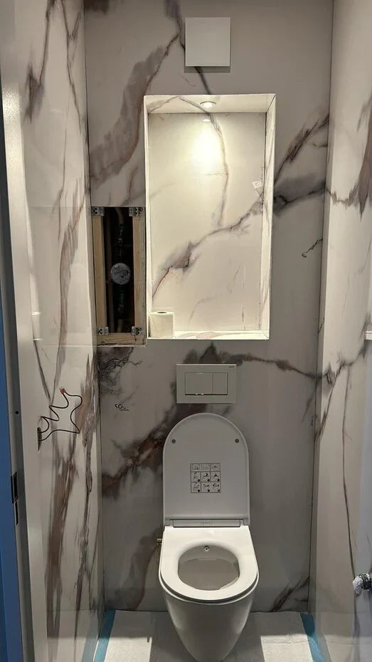PVC wall panel MATT | 122x280x0.3 cm | MATT Calacatta Gold