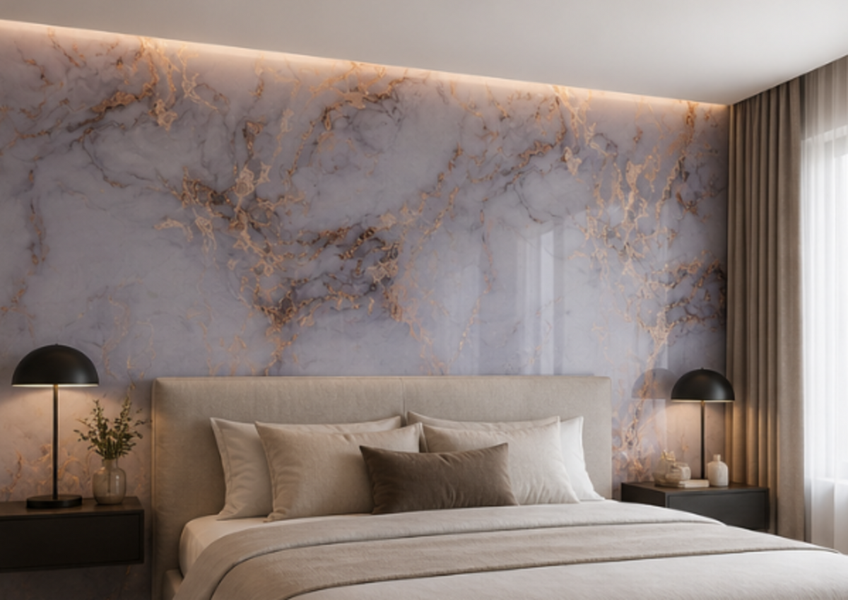 PVC Wall Panel DREAMY High Gloss - 120x280x0.3 cm