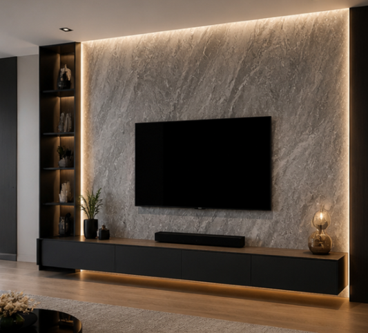 PVC Wandpaneel Essenza Hoogglans - 120x280x0,3 cm