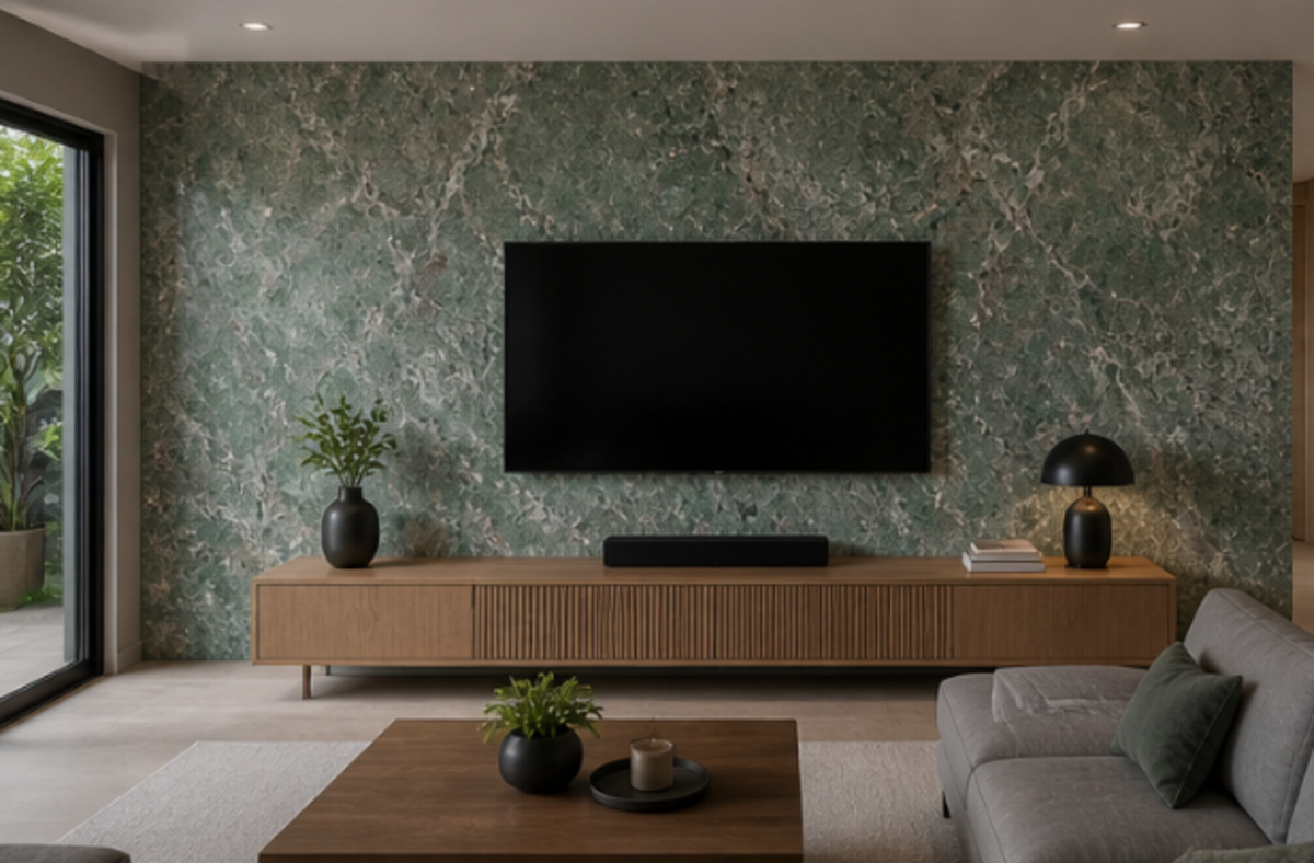 PVC Wandpaneel ONYX Green Hoogglans - 120x280x0,3 cm