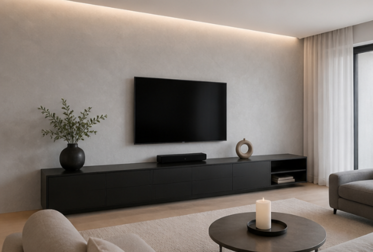 PVC Wall Panel PONERA Light Grey High Gloss - 120x280x0.3 cm