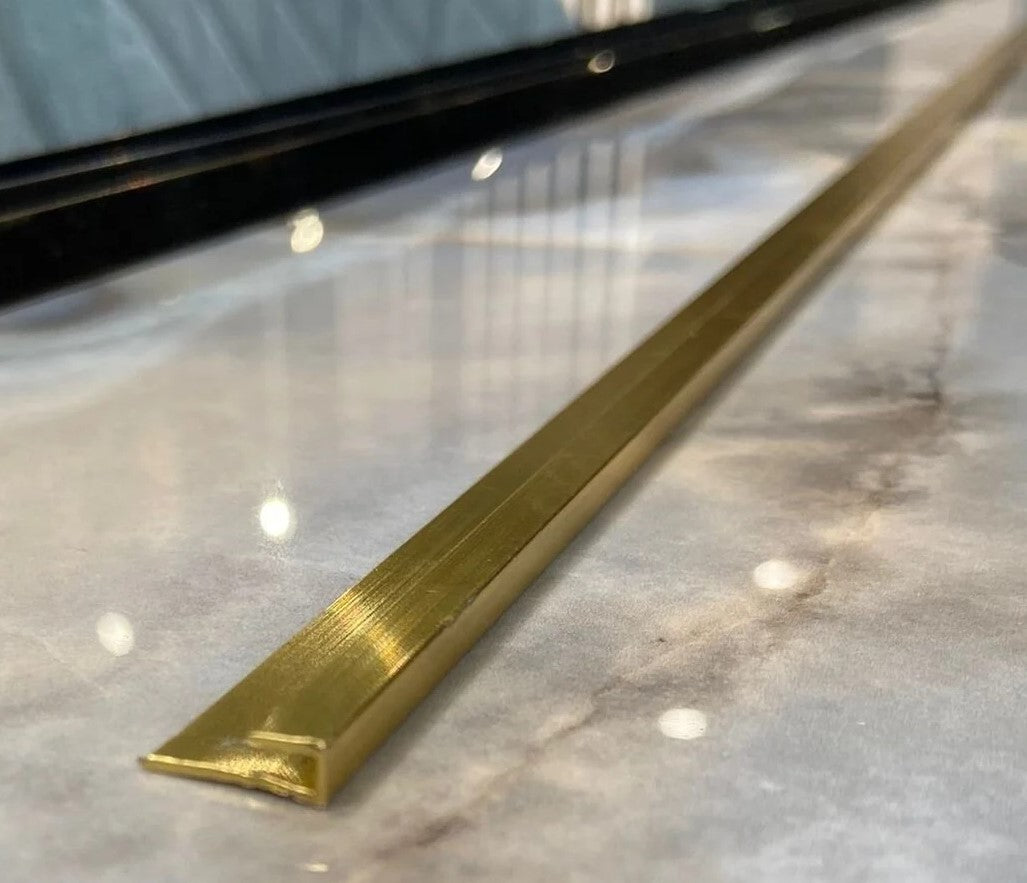 Eindprofiel PVC Wandpaneel | Goud (280 cm)