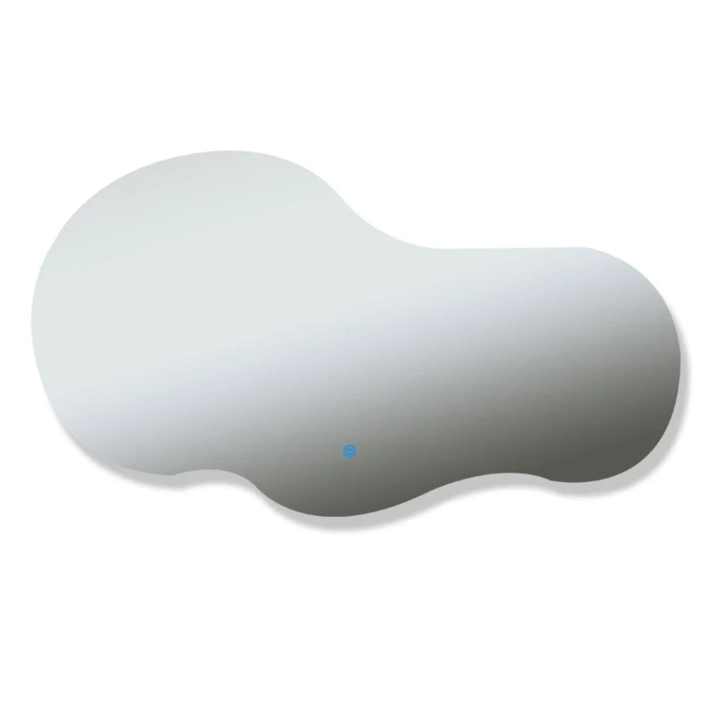 NEBULA Randloos toiletspiegel / badkamerspiegel met verlichting - 100 cm