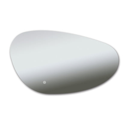 NOVA Randloos toiletspiegel / badkamerspiegel met verlichting - 60 cm