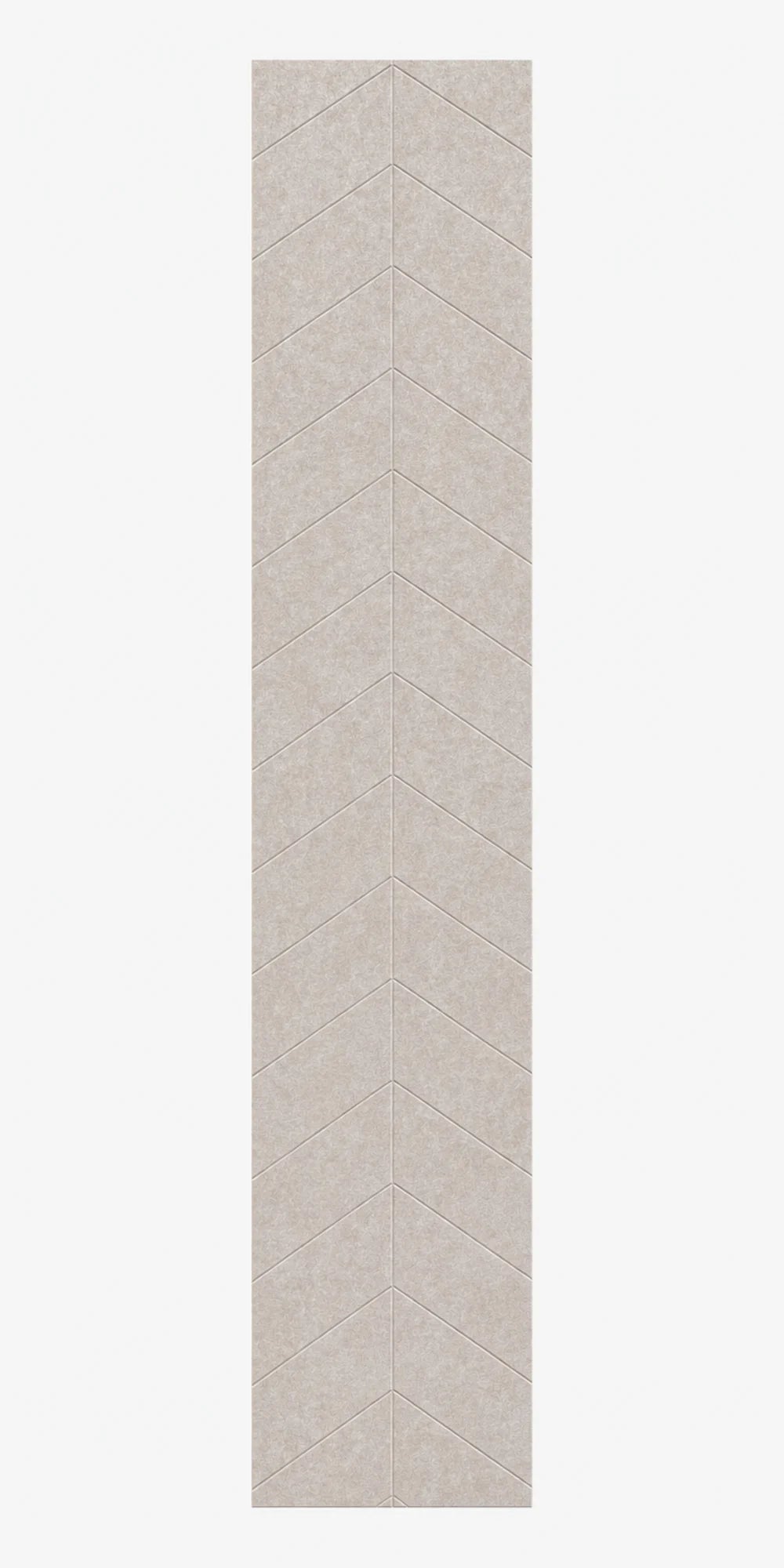 OPPIO Viltpaneel BEIGE - HONGAARSE PUNT- 280x52 cm - Brandvertragend & Geluiddempend