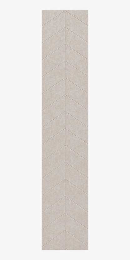 OPPIO Viltpaneel BEIGE - HONGAARSE PUNT- 280x52 cm - Brandvertragend & Geluiddempend