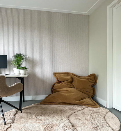 OPPIO Viltpaneel Beige JAPANDI - 280x60 cm - Brandvertragend & Geluiddempend