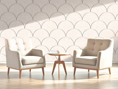 OPPIO Viltpaneel Beige - SCHRUB - 280x56 cm - Brandvertragend & Geluiddempend