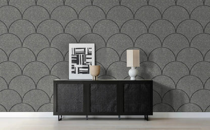 OPPIO Viltpaneel Grijs - SCHRUB - 280x56 cm - Brandvertragend & Geluiddempend