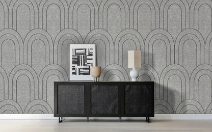 OPPIO Viltpaneel Licht Grijs - BAROK - 280x60 cm - Brandvertragend & Geluiddempend